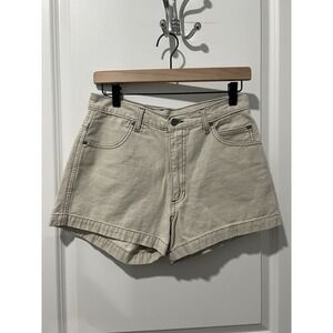 Harley Davidson‎ Ladies Khaki Shorts Size 10 Vintage Made In USA Motorcycle